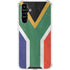 South Africa Flag Distressed Galaxy A54 5G Clear Case